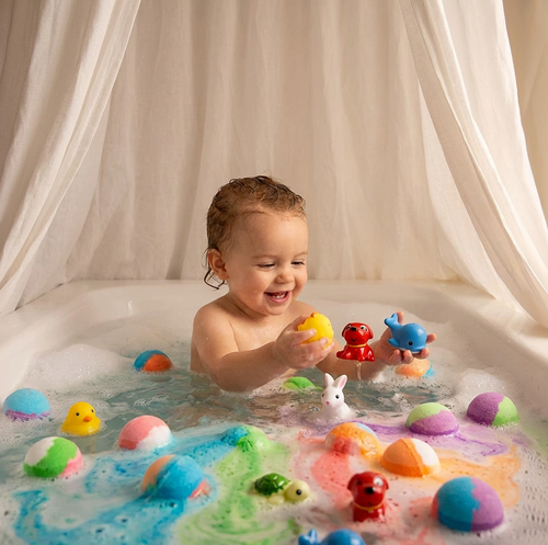 12-Pack Premium Kids Bath Bombs